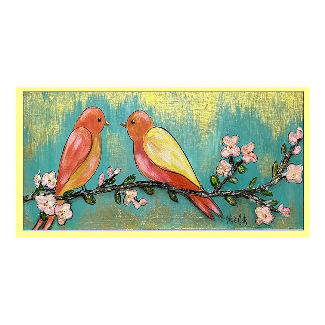 Kristie Birds on Dogwood Branch Lumbar Swap