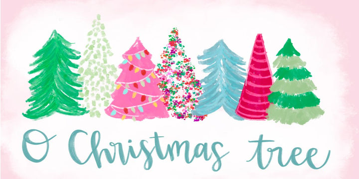 O Christmas Tree Pillow Swap