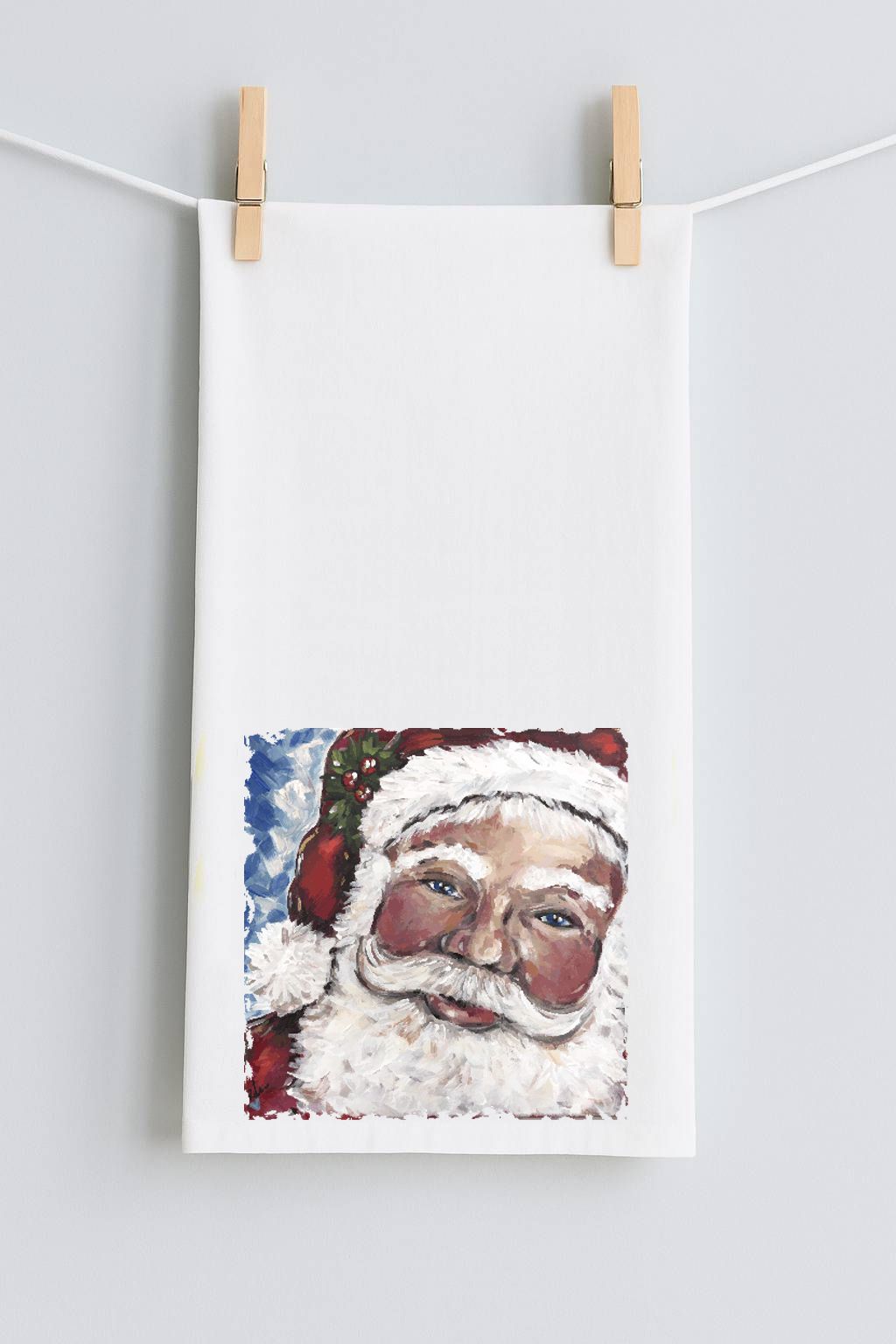 Jennie's Mr. Clause Tea Towel