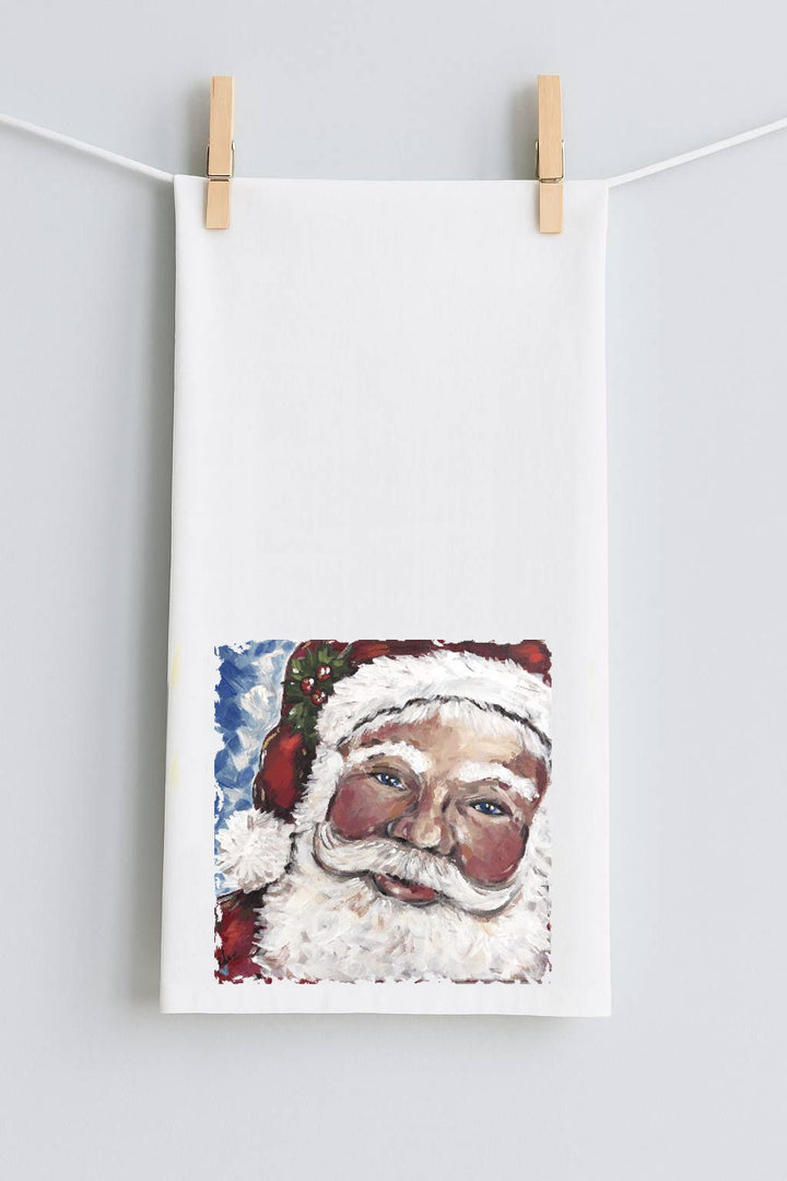 Jennie's Mr. Clause Tea Towel