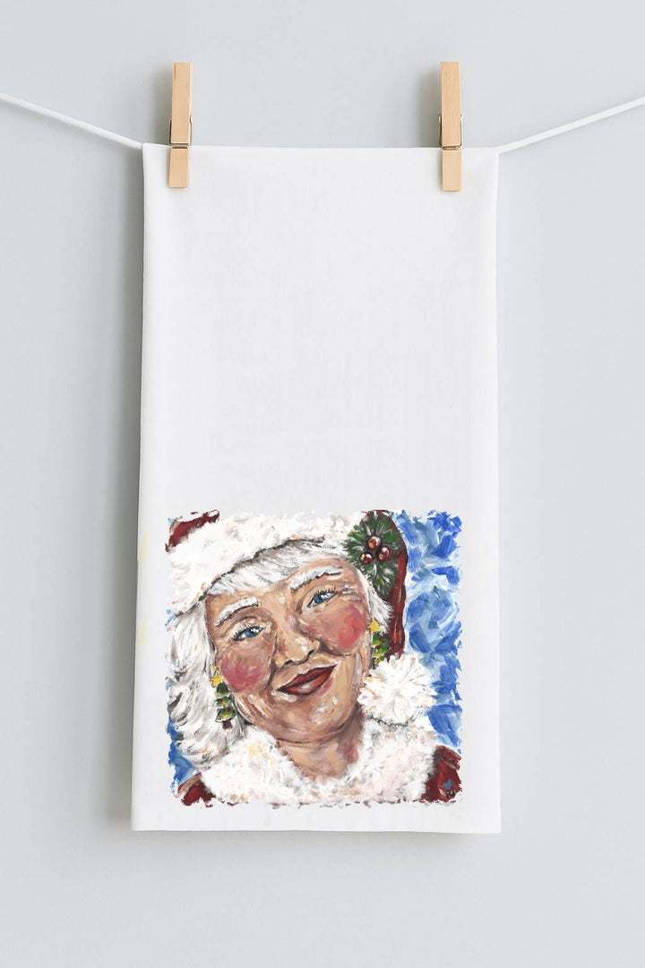 Jennie's Mrs. Clause Tea Towel