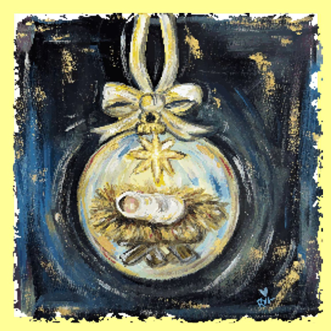 Jennie's Baby Jesus Ornament Square Swap