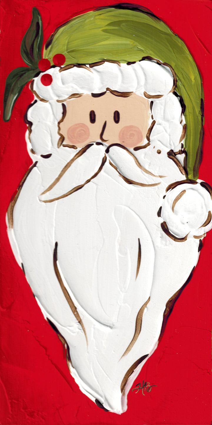 Haley's Red Long Beard Santa Wreath Sash
