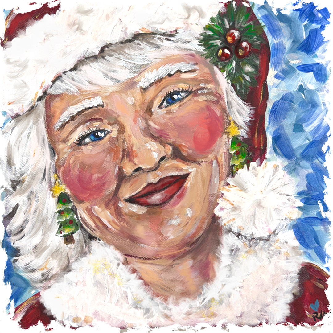Jennie's Mrs. Clause Tea Towel