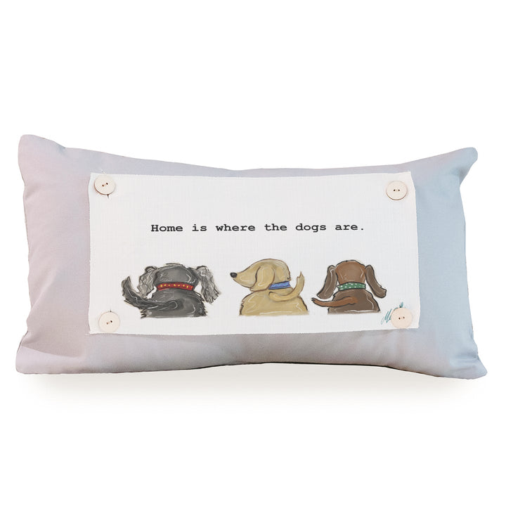 Home is Where the Dogs Are Pillow Swap