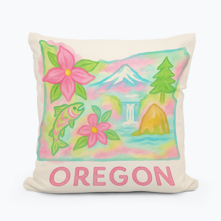 WANDERWEST OREGON SQUARE PILLOW