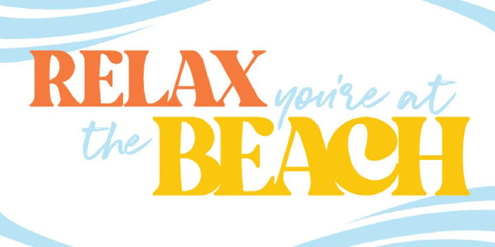 Relax You're At the Beach Lumbar Pillow Swap