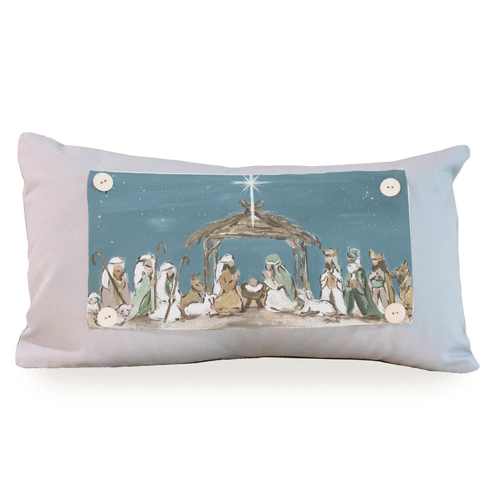 Full Nativity Scene Pillow Swap