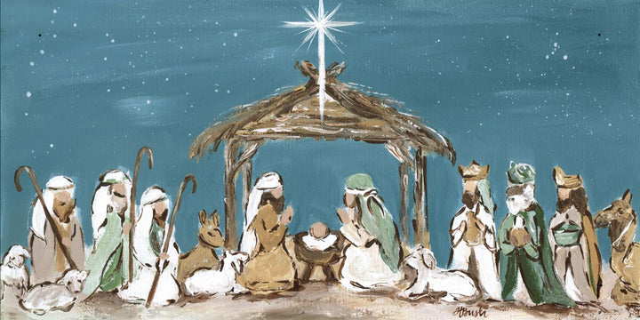 Full Nativity Scene Pillow Swap