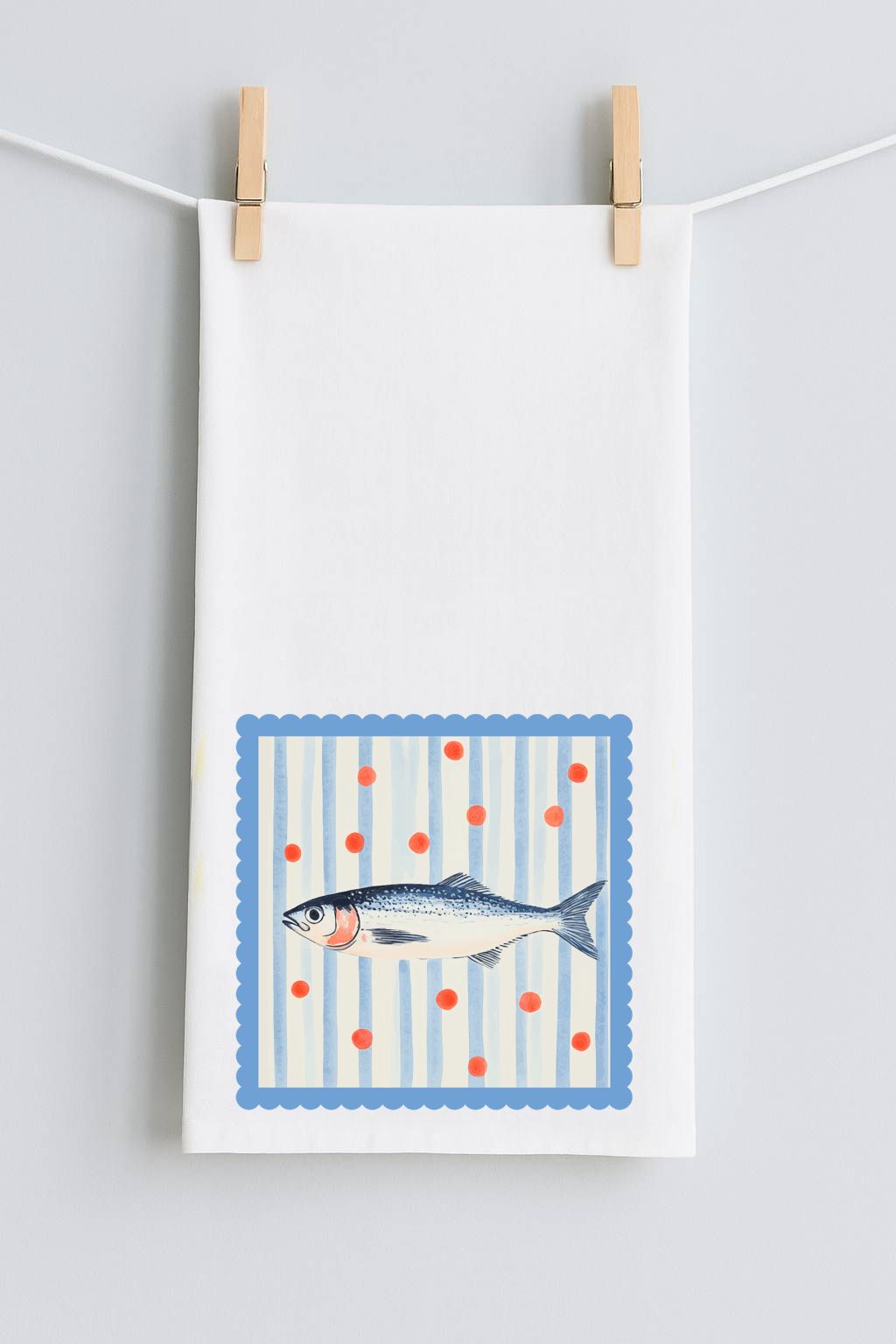Americana Fish #30 TEA TOWEL