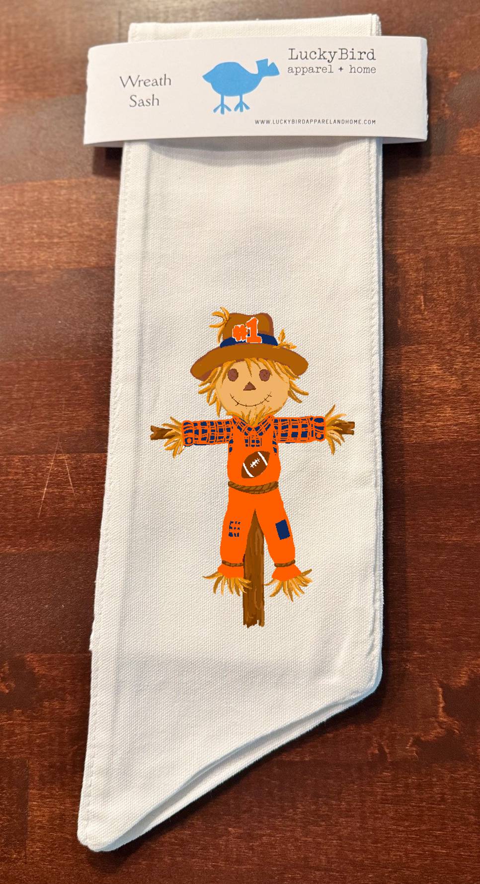 EMMALEE SPIRIT SCARECROW WREATH SASH