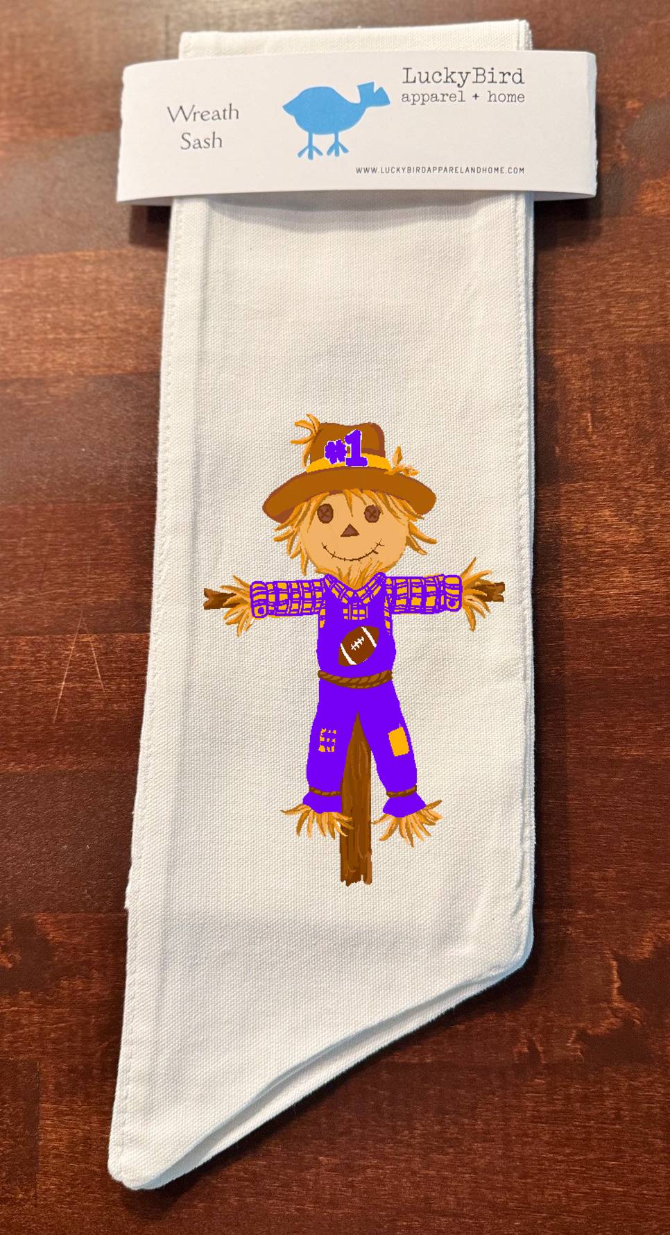 EMMALEE SPIRIT SCARECROW WREATH SASH