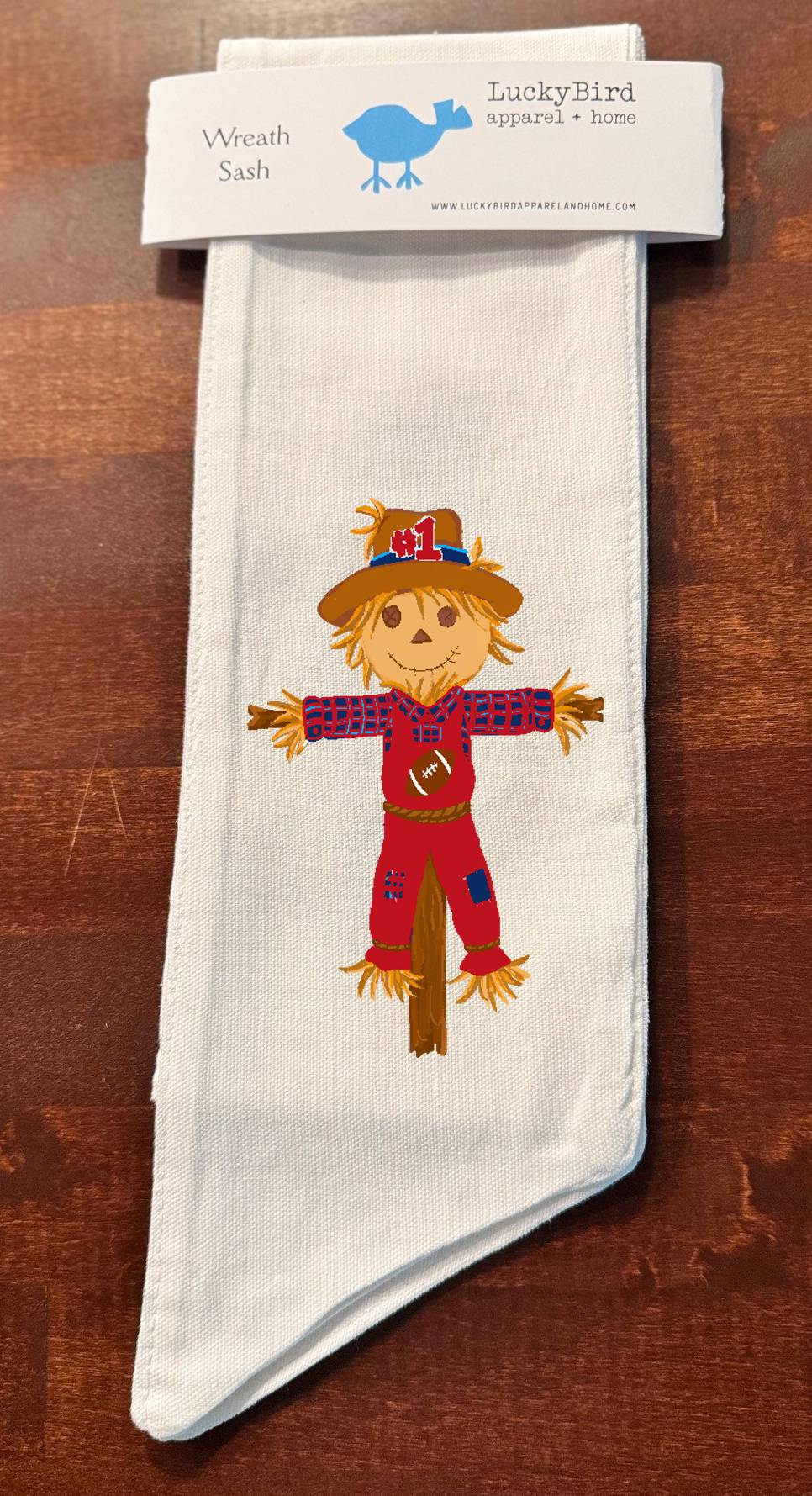 EMMALEE SPIRIT SCARECROW WREATH SASH