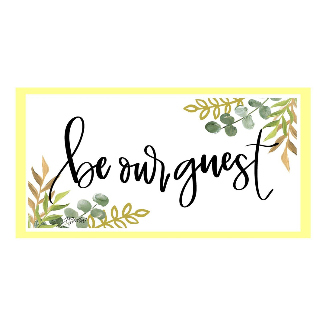 Be Our Guest Pillow Swap