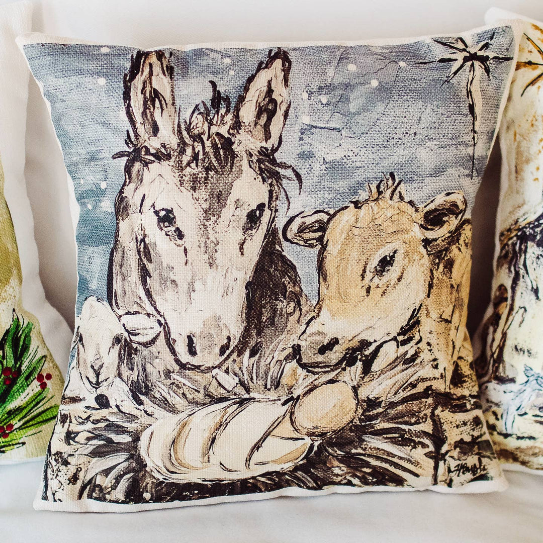 Jesus and Friends Pillow