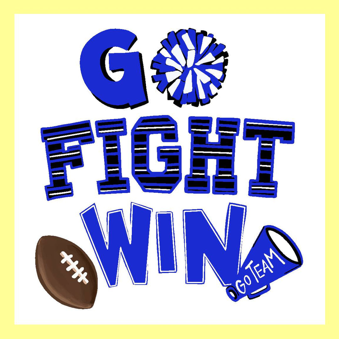 Emmalee Go Fight Win Square Pillow Swap