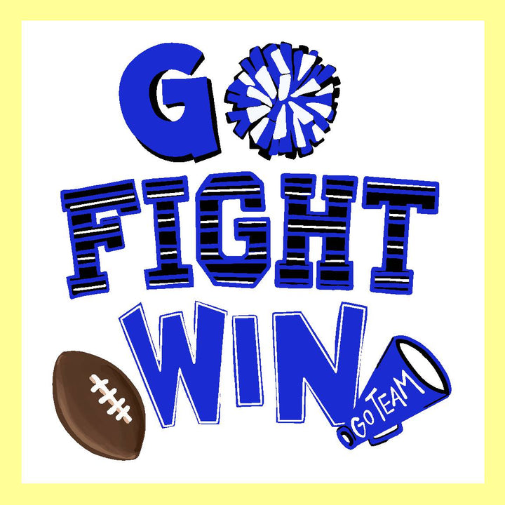 Emmalee Go Fight Win Square Pillow Swap