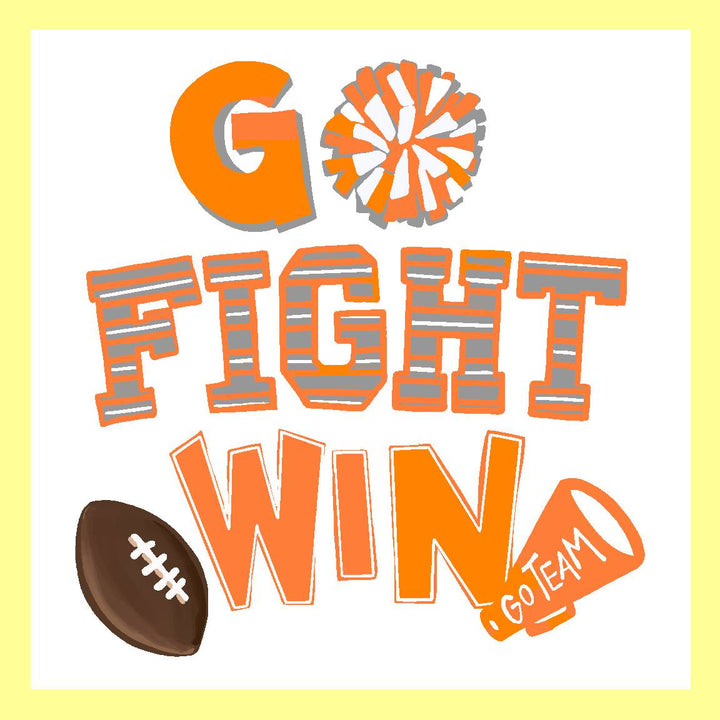 Emmalee Go Fight Win Square Pillow Swap