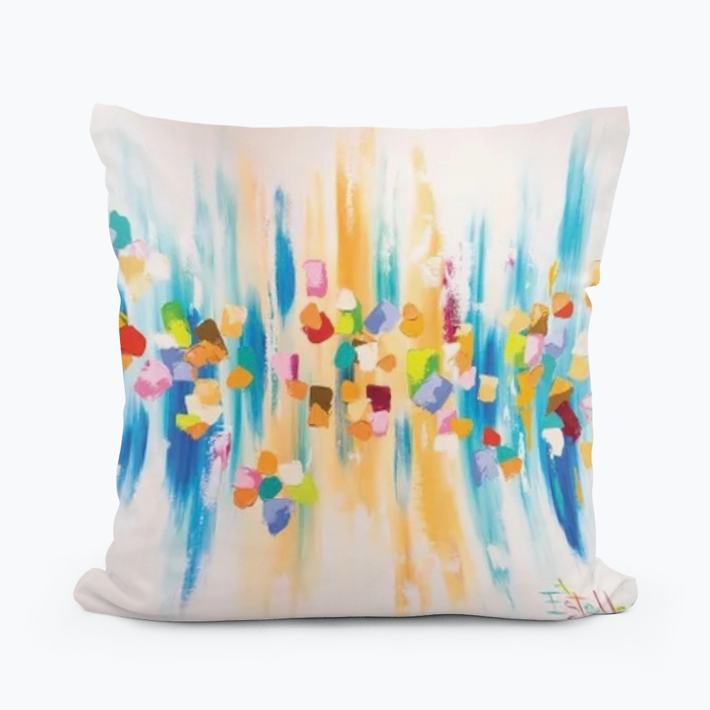 Estelle's Abstract Square Pillow