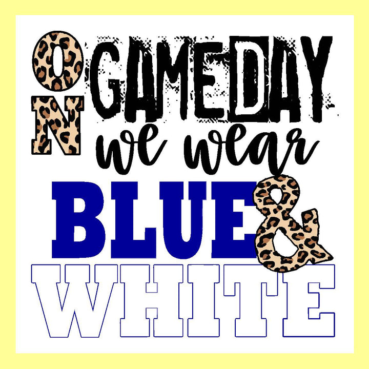 On Gameday We Wear Square Pillow Swap