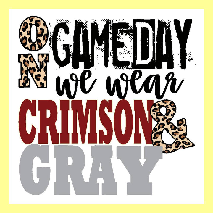 On Gameday We Wear Square Pillow Swap
