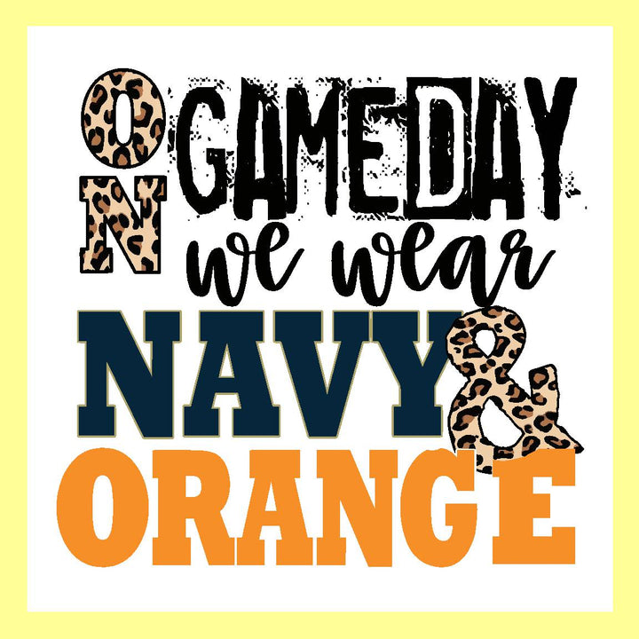 On Gameday We Wear Square Pillow Swap