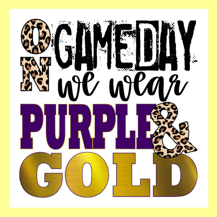 On Gameday We Wear Square Pillow Swap